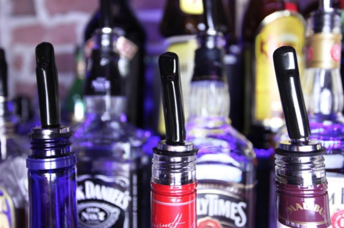 Bar Liquor Wine Bottle Pourer Covers Cap Olive Oil Dispenser Pour Spouts Dust Caps Anti Bug Fruit Fly - by Bartender Gear (50)