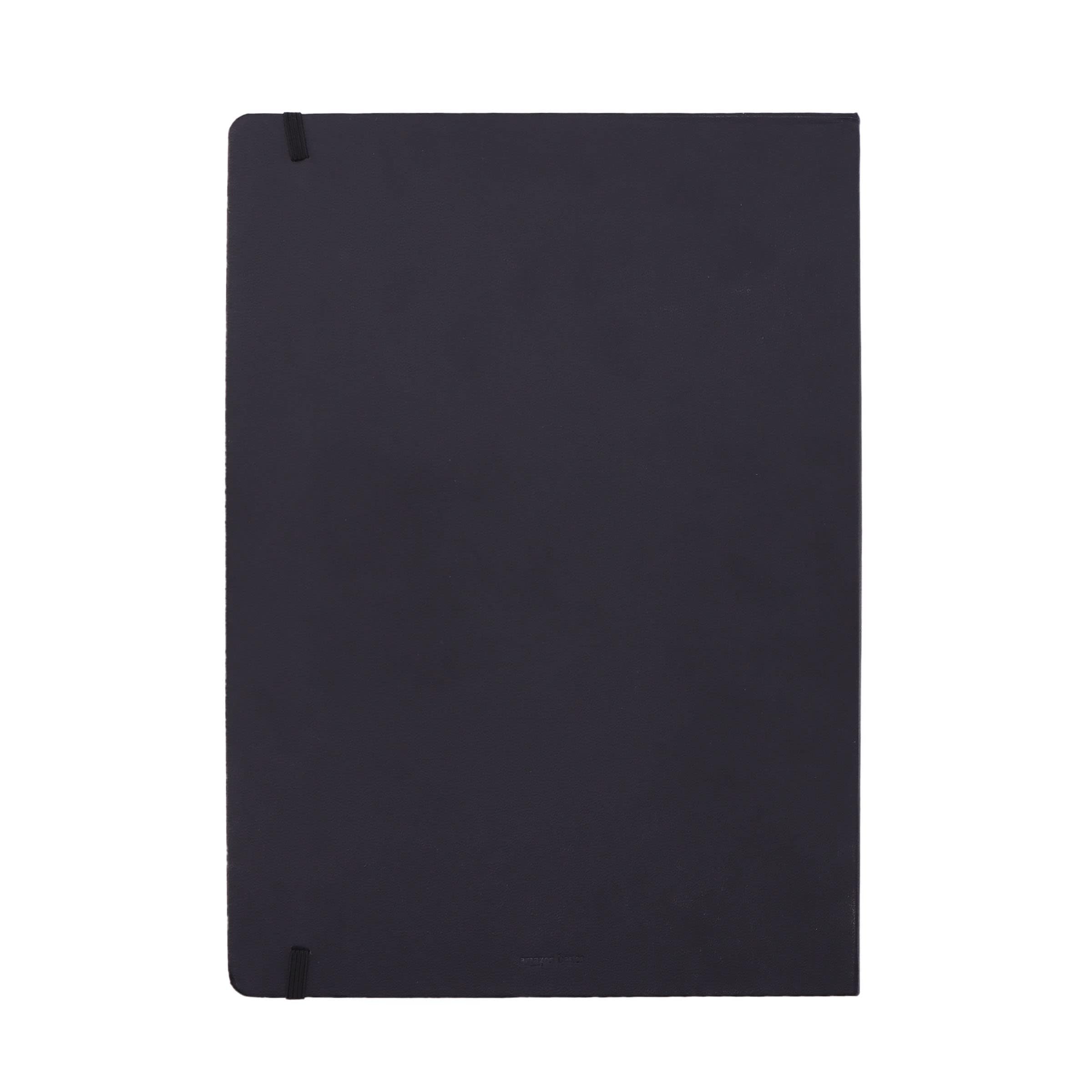 Amazon Basics Blocco per schizzi, 1 unità, XL, 48 fogli, Nero, 30 x 22 cm