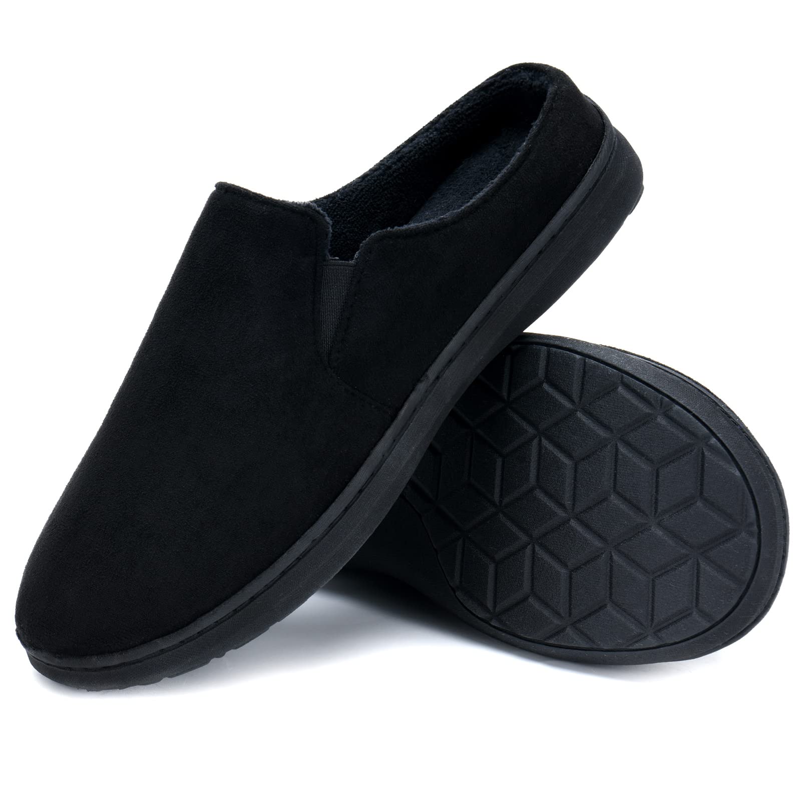 Winforea Mens Slippers Breathable Indoor Outdoor Travel Slippers with Non-slip and Non-deforming