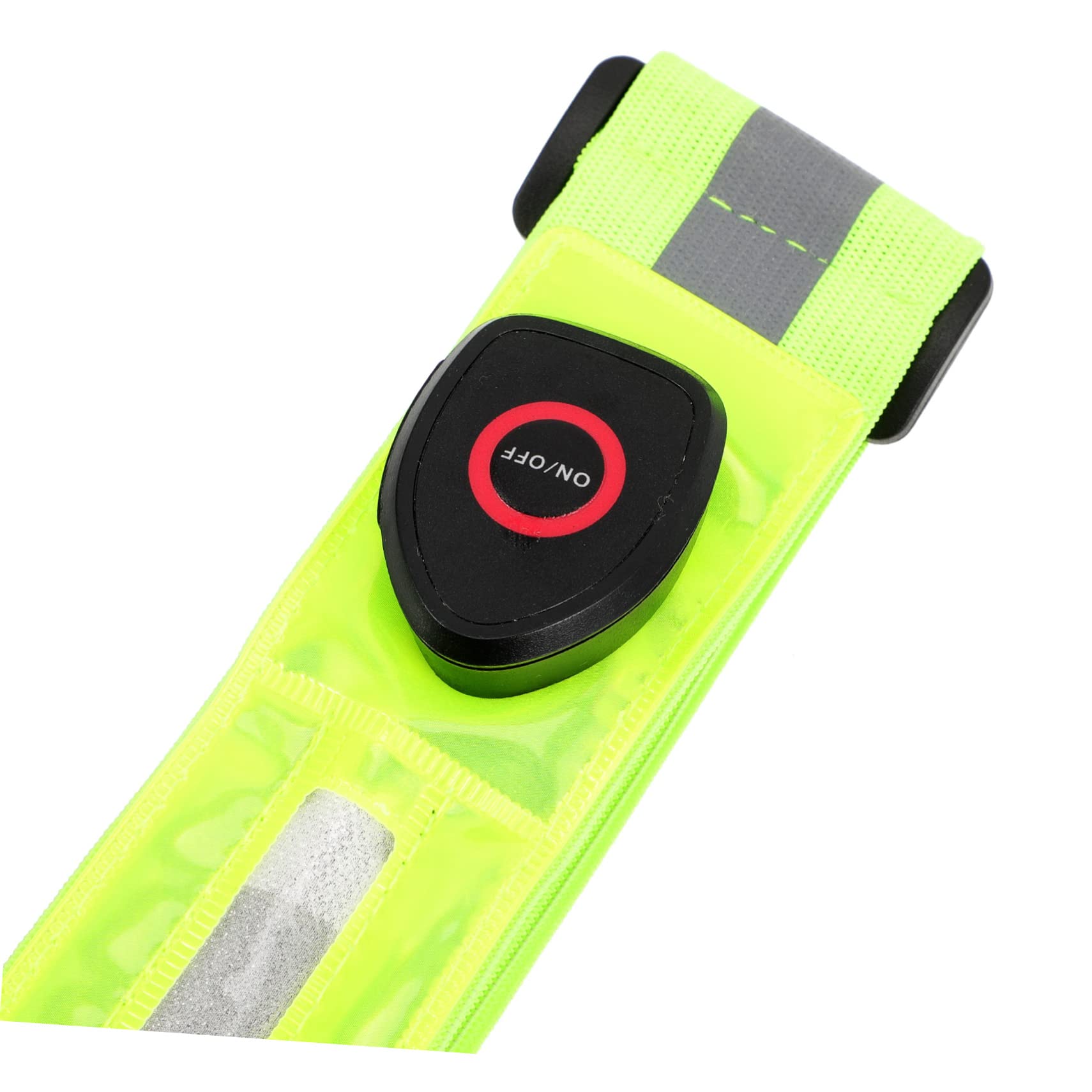 BESTonZON 4 Pièces Bandes Éclairantes Réfléchissantes LED Ajustables pour Épaules pour Activités Nocturnes Course Cyclisme
