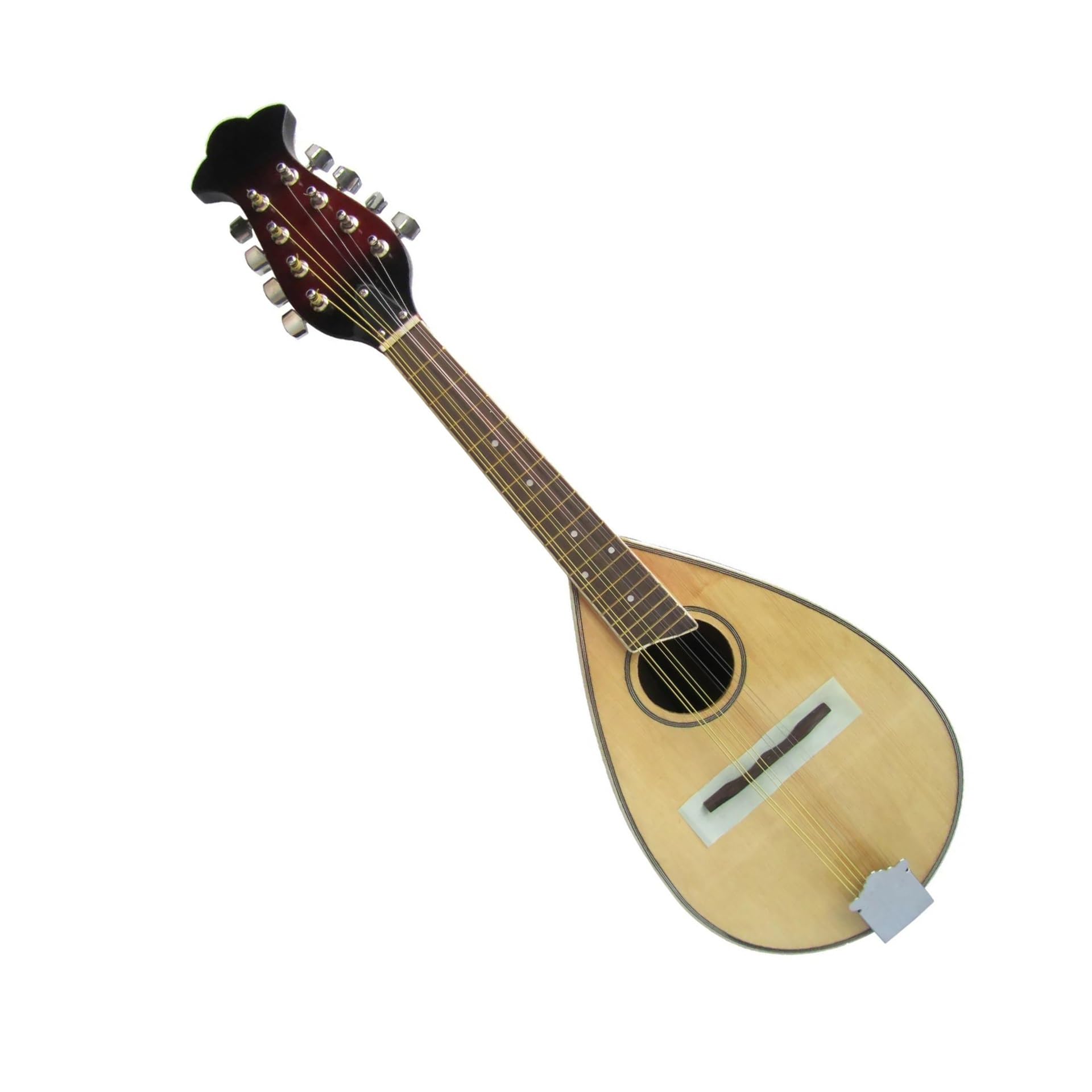 Mandolinen-Instrumentensatz Handgefertigtes Mandolinen-Musikinstrument Aus Massivholz In Sunburst(Light Yellow)