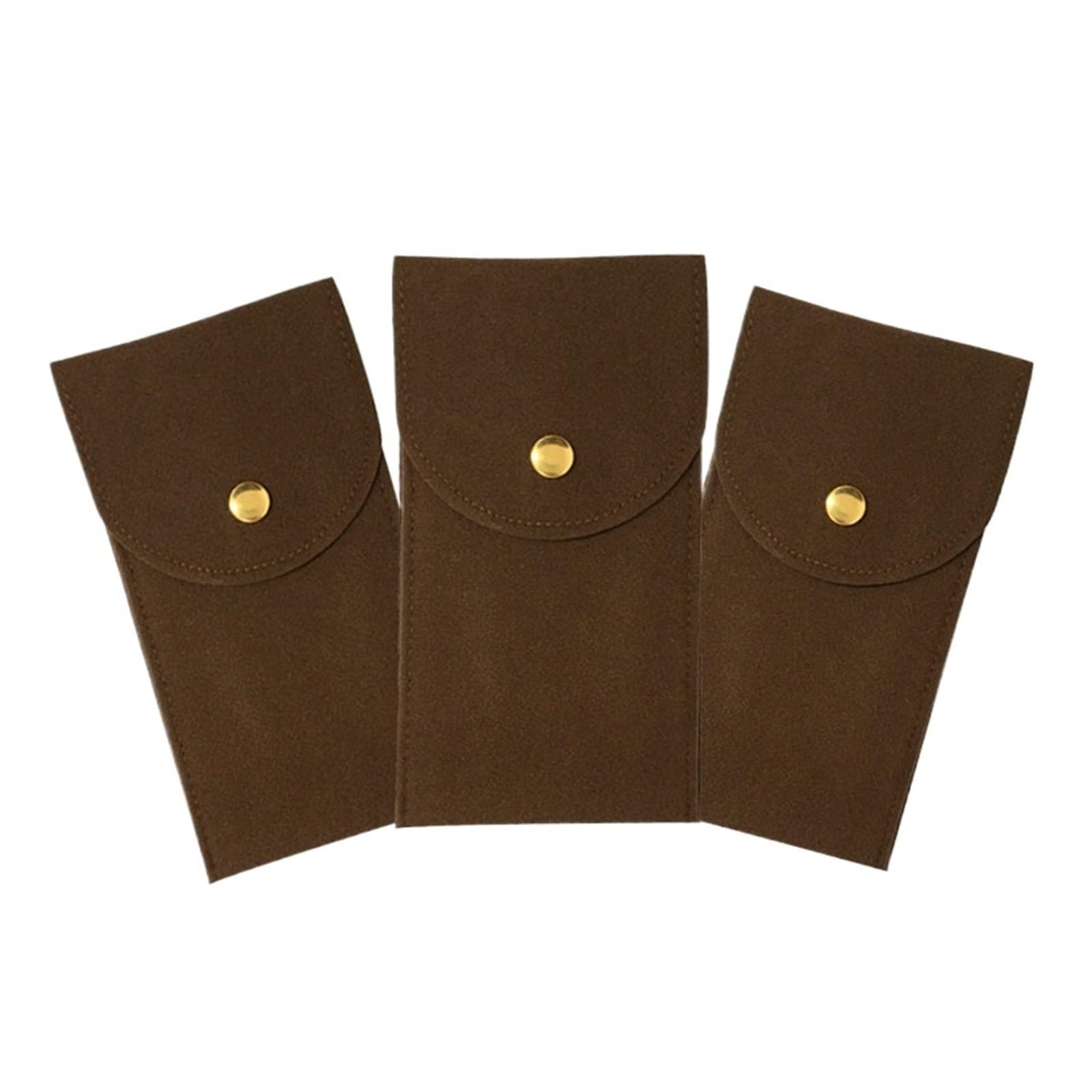 KLdcfhDR 1/3pcs Multi-color Flannelette Watch Travel Pouch