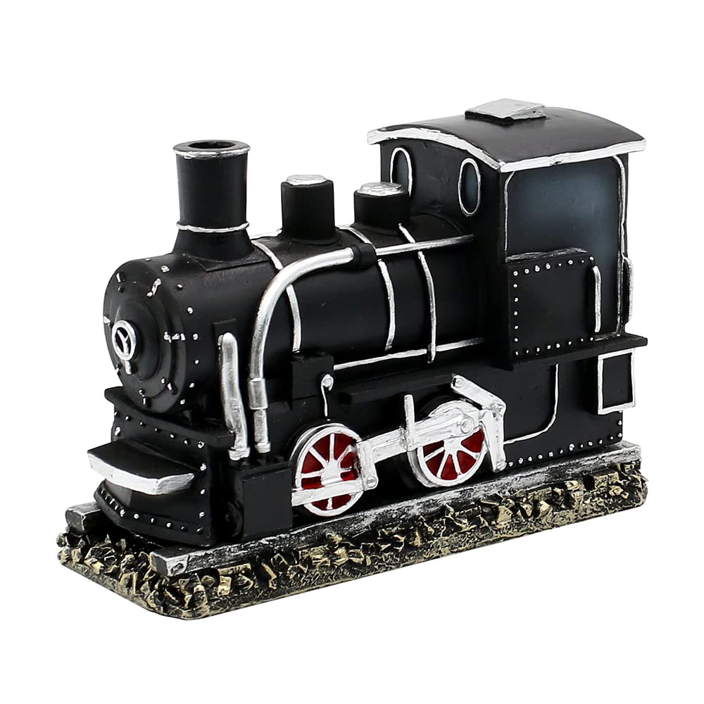 Dekohelden24 Incense locomotive, height 11 cm, width 6.5 cm, length 16 cm