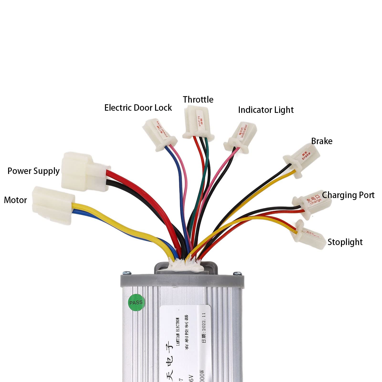 Alomejor 36V 1000W Brushed Motor Controller Speed Control Set mit Drosselklappe f¨¹r oder Lastkraftwagen