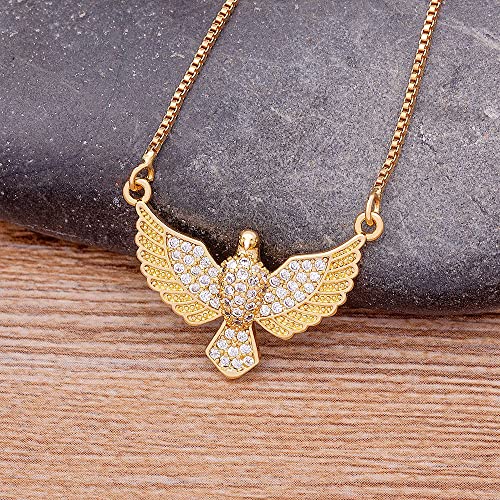 Collier Aigle Volant au design raffiné de pendentif oiseau LAMGUL - 7