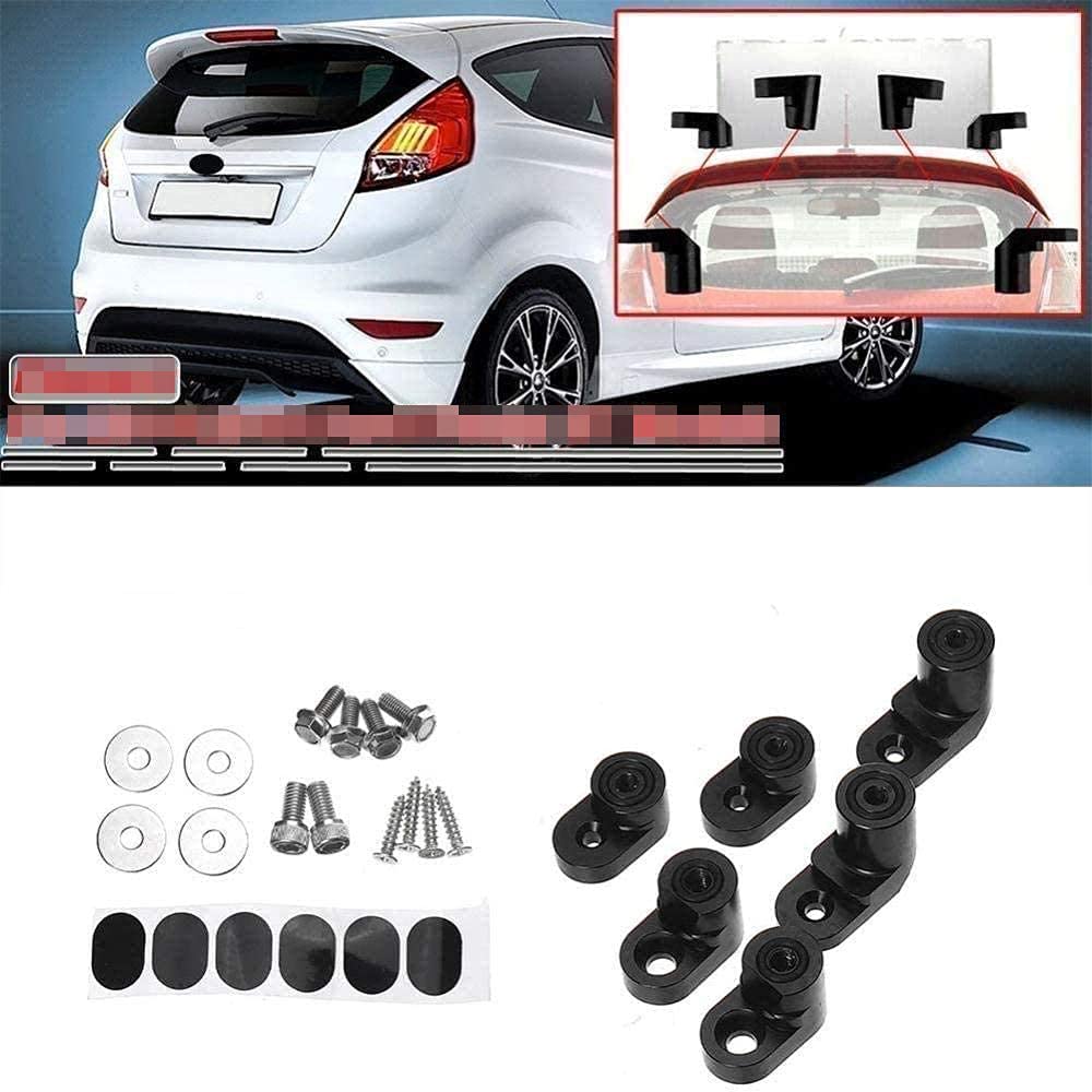 Dajiji Rear Spoiler Spoiler Riser Extension Rear Wing Lift Bracket Kit Fit  For Fiesta St Hatchback 4Dr 2014 2015 2016 2017 2018 2019 One Set, Schwarz,  Black, Black, Black, Black : Amazon.nl: Automotive