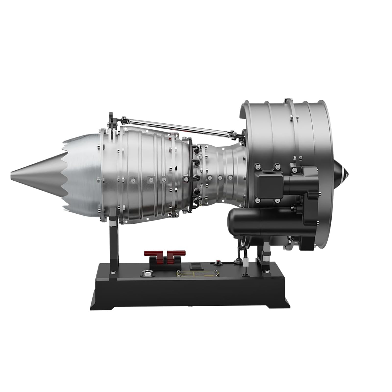 Kit de modelo de motor a reacción de aviones de montaje de metal, turbofan de doble carrete con más de 300 piezas, estructura 3D realista para coleccionistas adultos