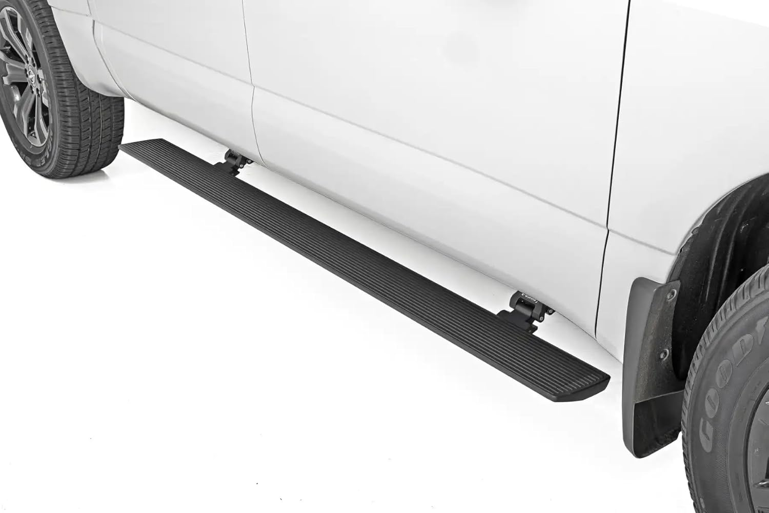 Rough Country Power Running Boards for Nissan Titan (2017-2024) – 6" Electric Retractable Steps w/LED Lights & Dual Motors