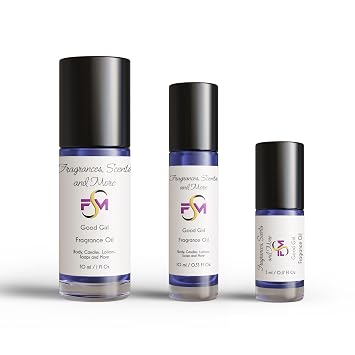 Good Girl Fragrance Oil - 3 Bottles 1 Fl Oz Glass Roll On (30ml)