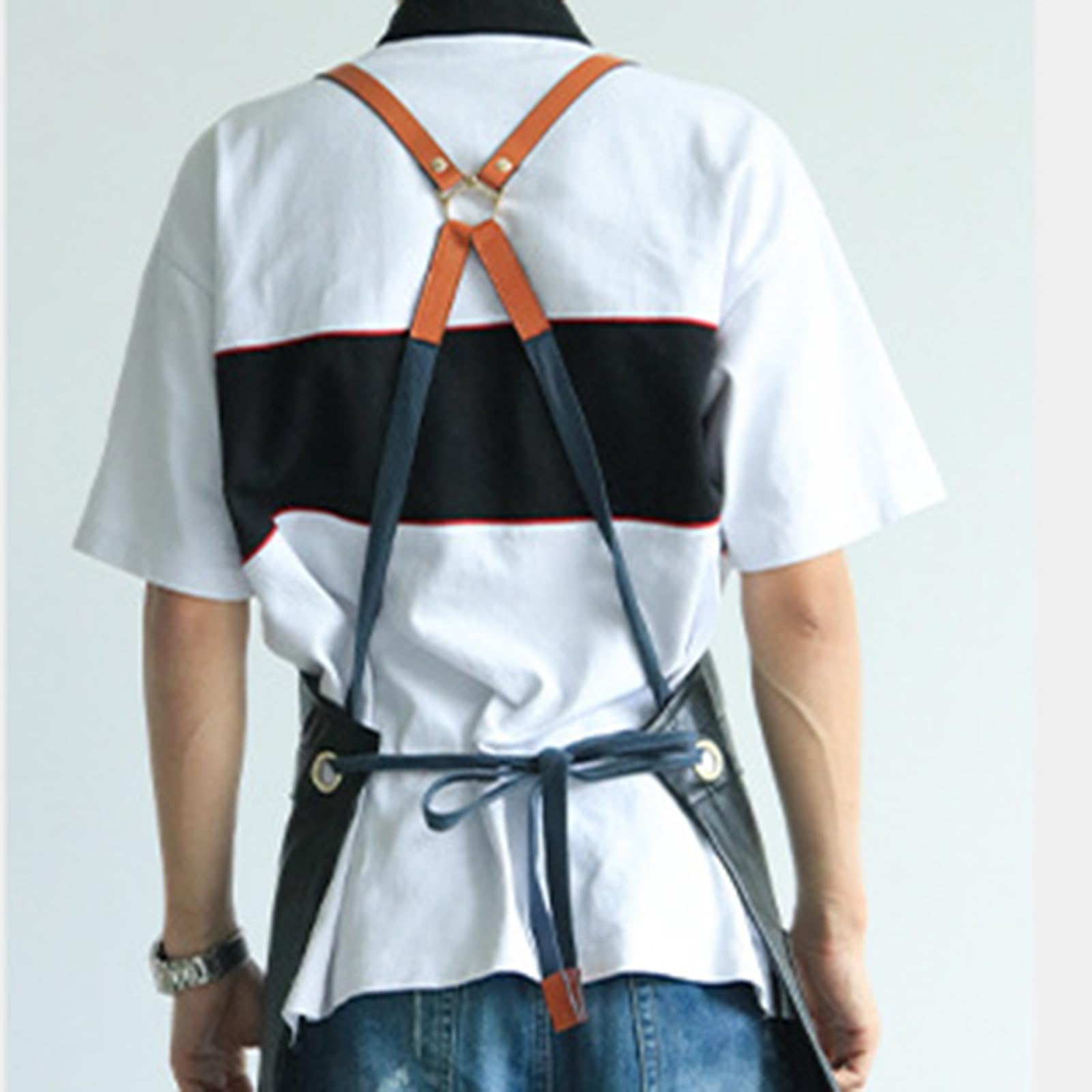 Tabliers, Tablier de chef imperméable for homme et femme, tablier cuisine avec poches for cuisiner, coiffer ou travailler