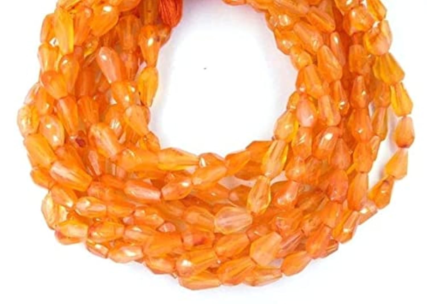 Perles en cornaline naturelle LKBEADS pour réparer et personnaliser un bijou