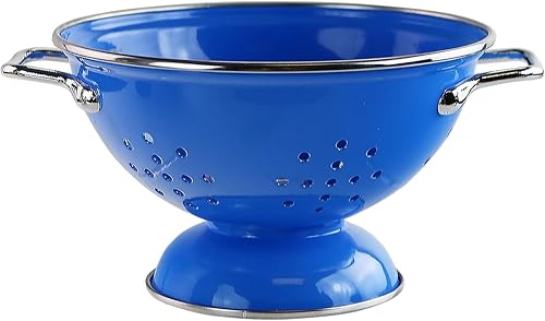 Miniatura 16 de Colador de Reston Lloyd, color azul índigo, 1 Cuarto de galón, Rojo Rojo -,Índigo,Limón,Naranja,Negro