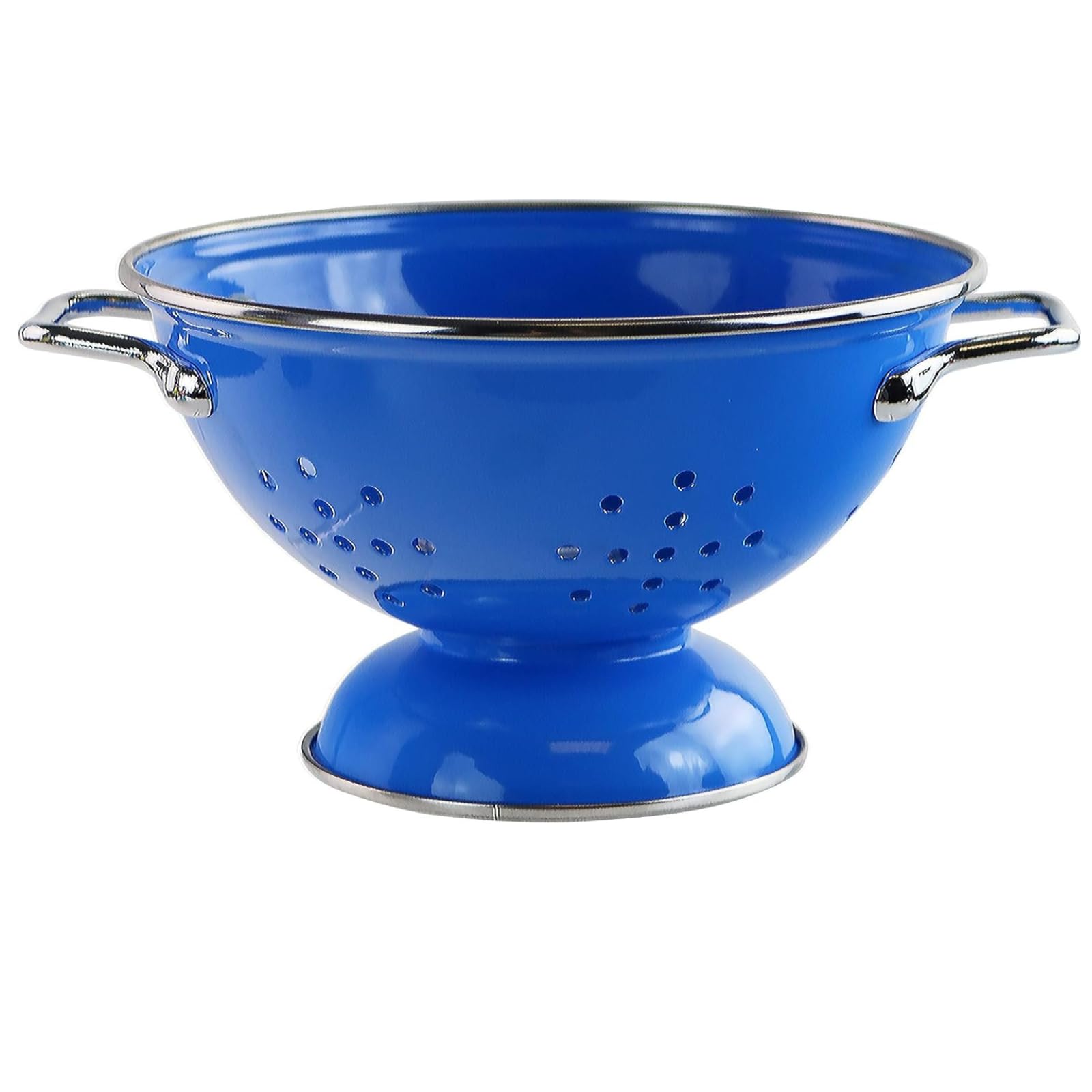 Calypso Basics by Reston Lloyd Powder Coated Enameled Colander, 5-Quart, Azure