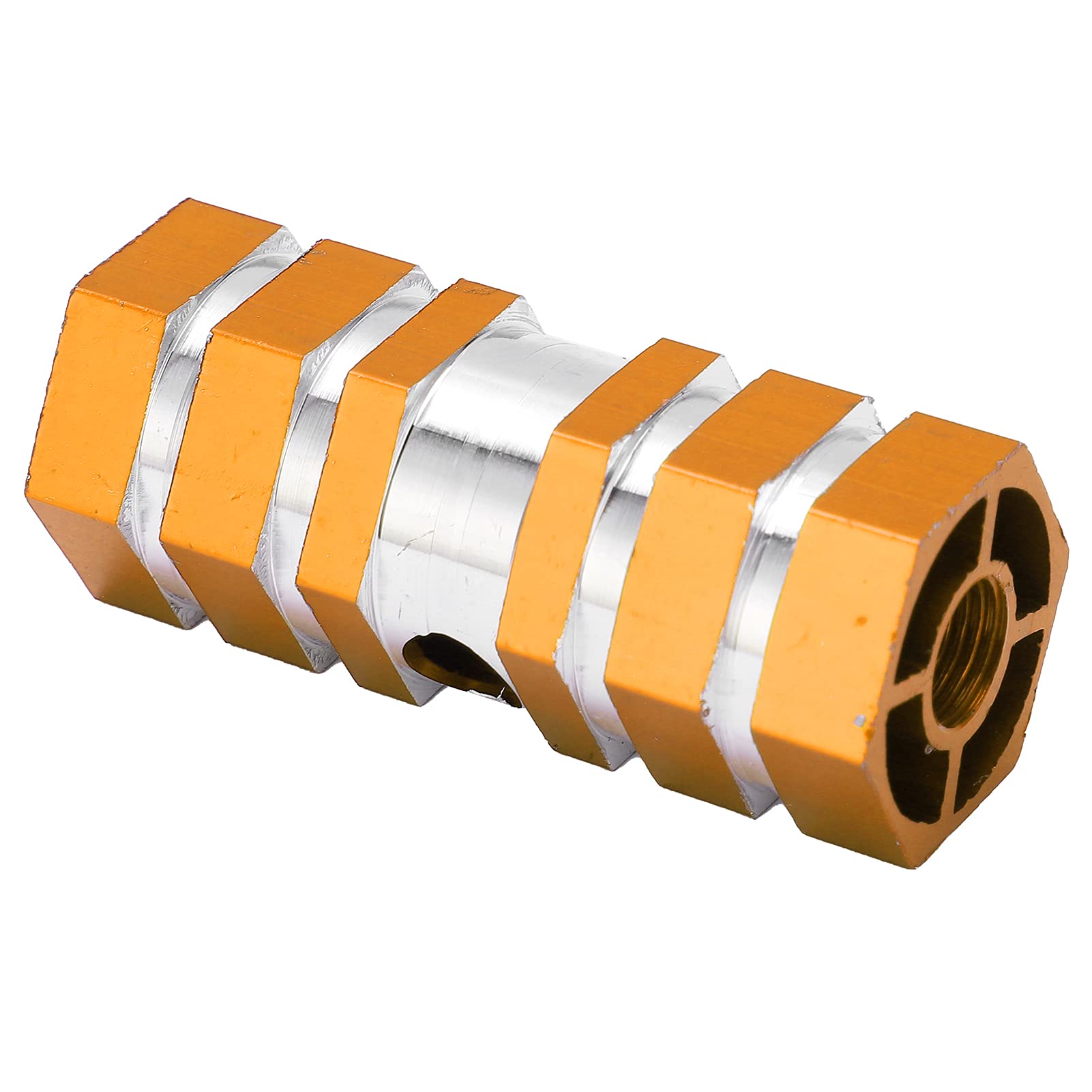 Kuuleyn 2pcs Pegs Sturdy Portable Antiskid Design Accessories for Mountain Cycling Mountain Cycling Rear Axle Mounting (Yellow)