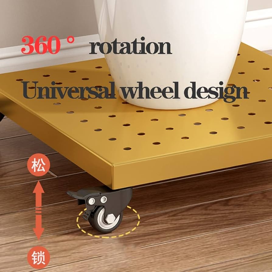 Amazon.co.jp: 植木鉢台 鉢置台 花台 キャスター付き 台車 360