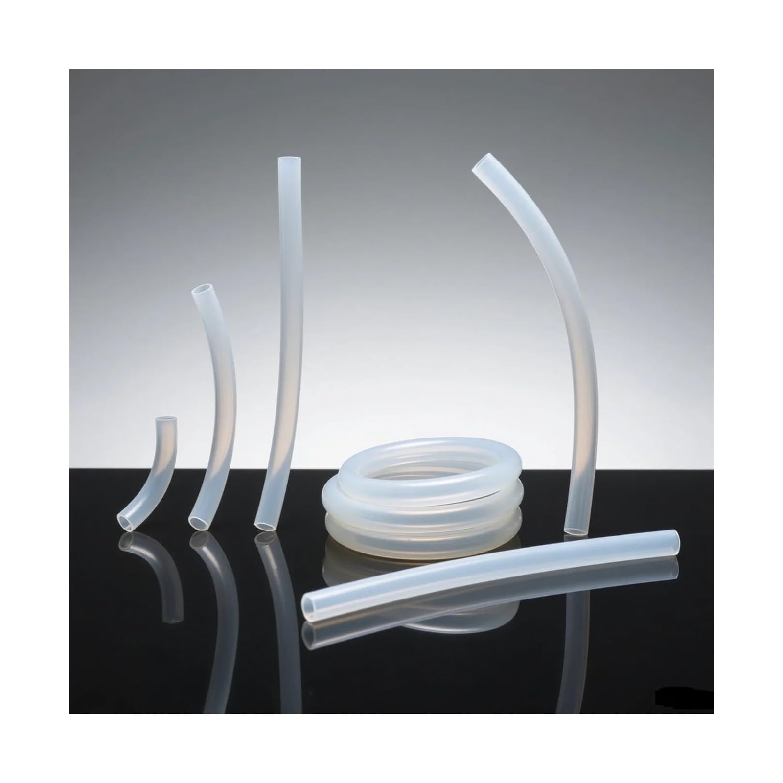 Tubo silicone trasparente flessibile 4-30mm pompa acquario | Morbido atossico resistente, adatto pompe peristaltiche e vasche(8 Meter,ID 8mm X OD 12mm)