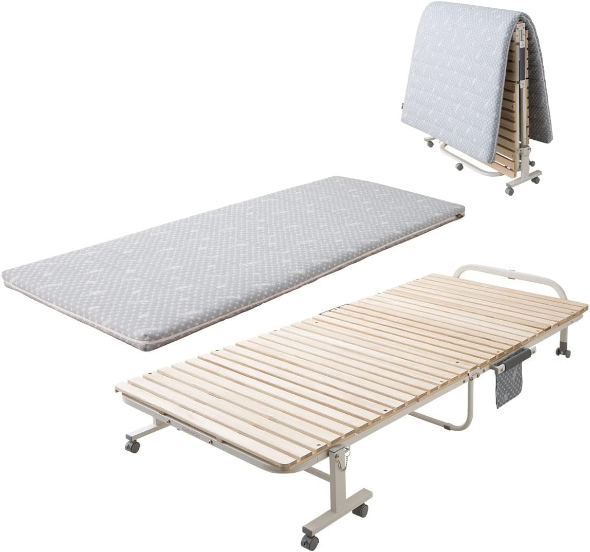Amazon｜エムール すのこベッド マットレス付き シングル ベッド