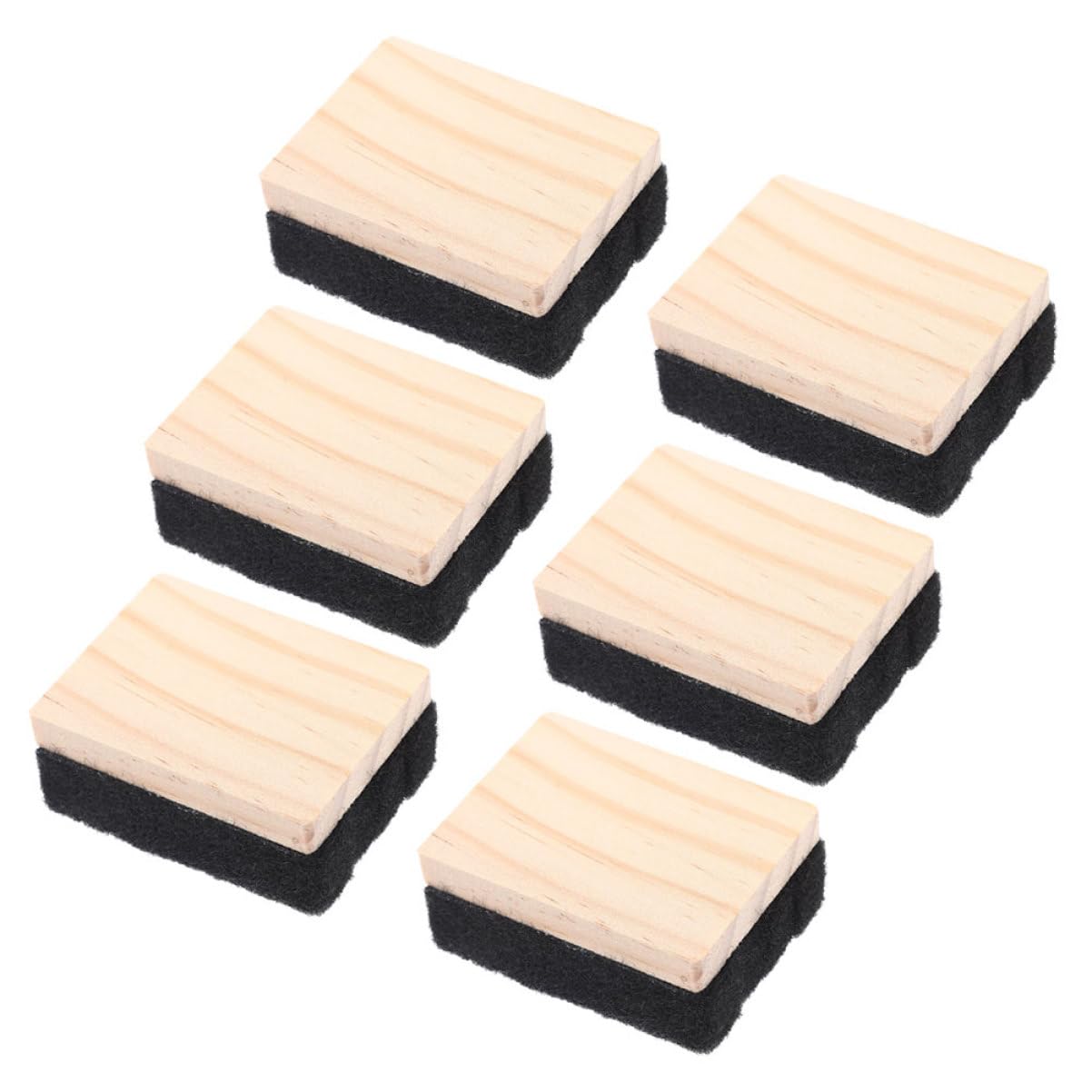 VILLCASE 5 Ensembles Gomme Pour Tableau Noir En Bois Tableau À Craie Calendrier Tableau Effaçable À Sec Gomme Électrique Grosse Gomme Marqueurs Pour Tableau Feutre 6 Pièces * 5