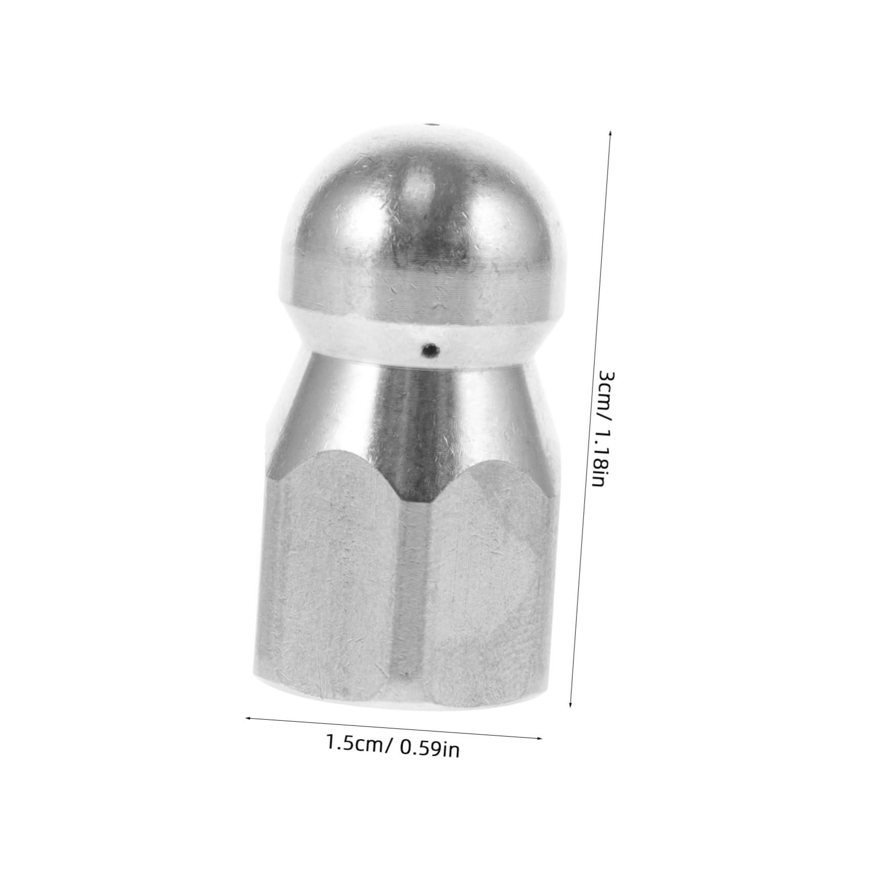 FUNOMOCYA Small Sprayer Nozzle for Pressure Washer Sewer Cleaning Nozzle Stainless Steel Material Home and Kitchen Utility