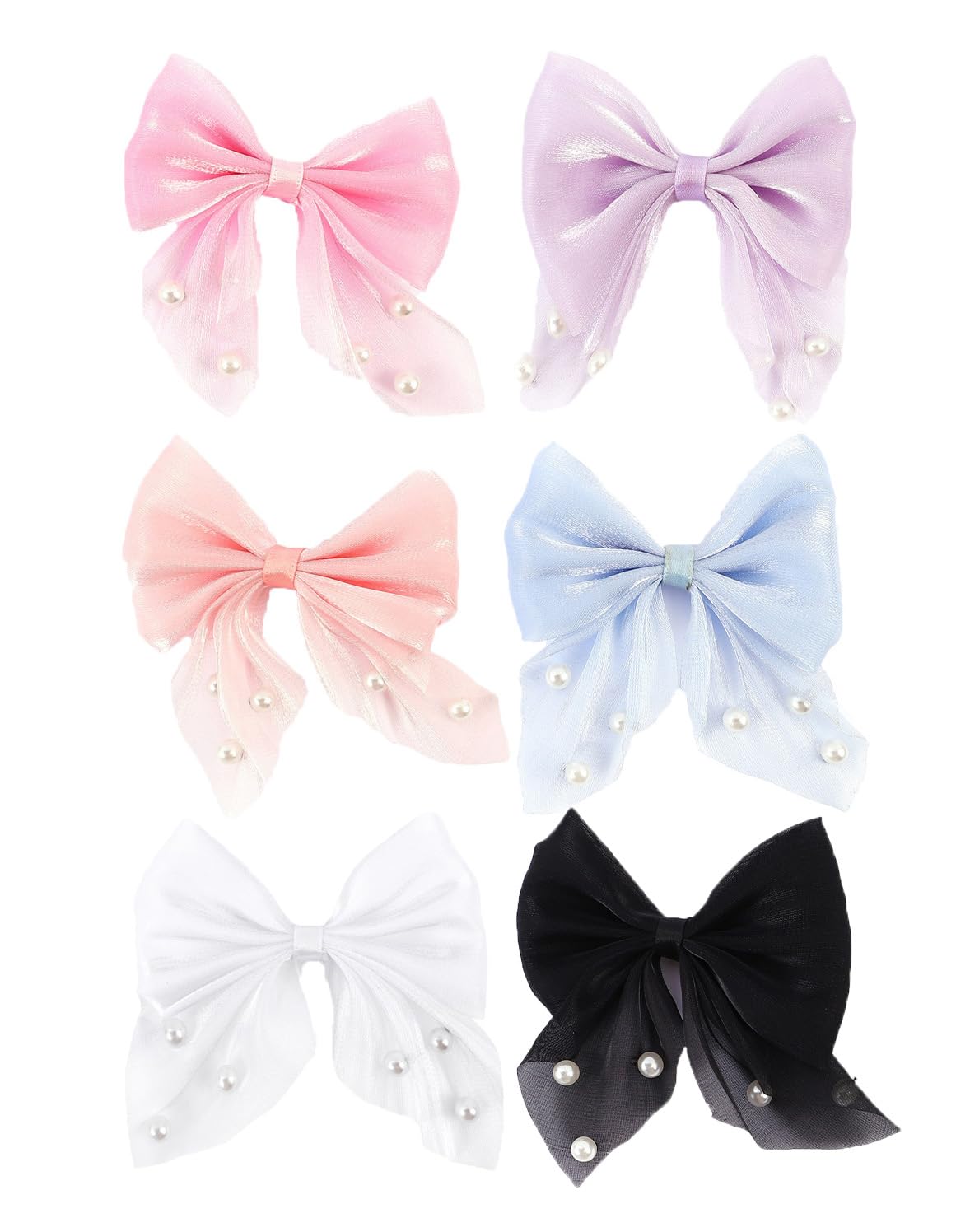 Diy Schleifen 70 Stück Schleife mit Perlen Satinschleifen Selbstklebend Fertige Schleifen 8*7CM Nähen Schleifen Deko Schleifen für Hochzeit Geschenkverpackung Basteln Geburtstag Kuchen(Mixed10#)