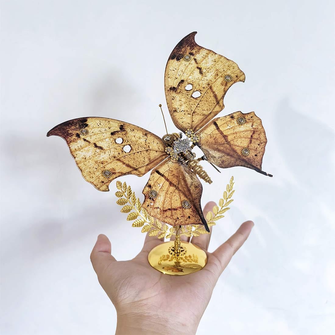 3D Metall Puzzle Schmetterling Modellbausatz, 100+ Teile Steampunk Insekt Montageprojekt, Mechanisches DIY Assembly Set Wohnaccessoires Für Erwachsene Enthusiasten
