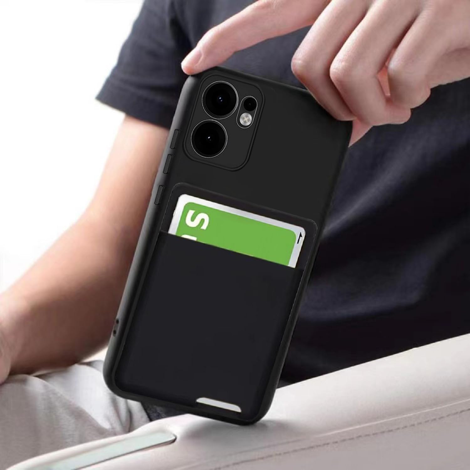 Amazon.co.jp: Oppo Reno 13A ケース 背面収納 耐衝撃 カード収納 薄型