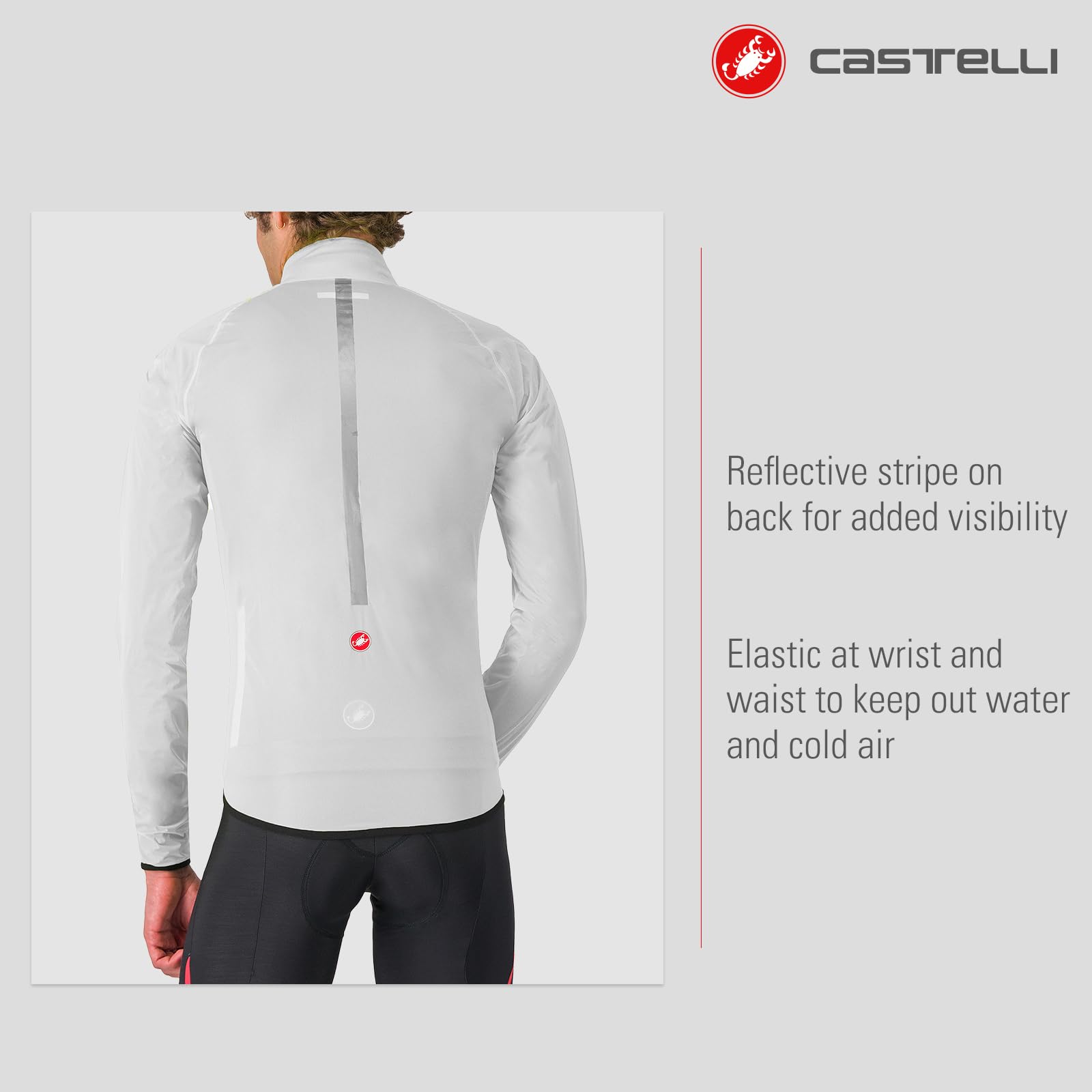 CASTELLI Squall Shell Jacket Giacca Tecnica Uomo (Pacco da 1)