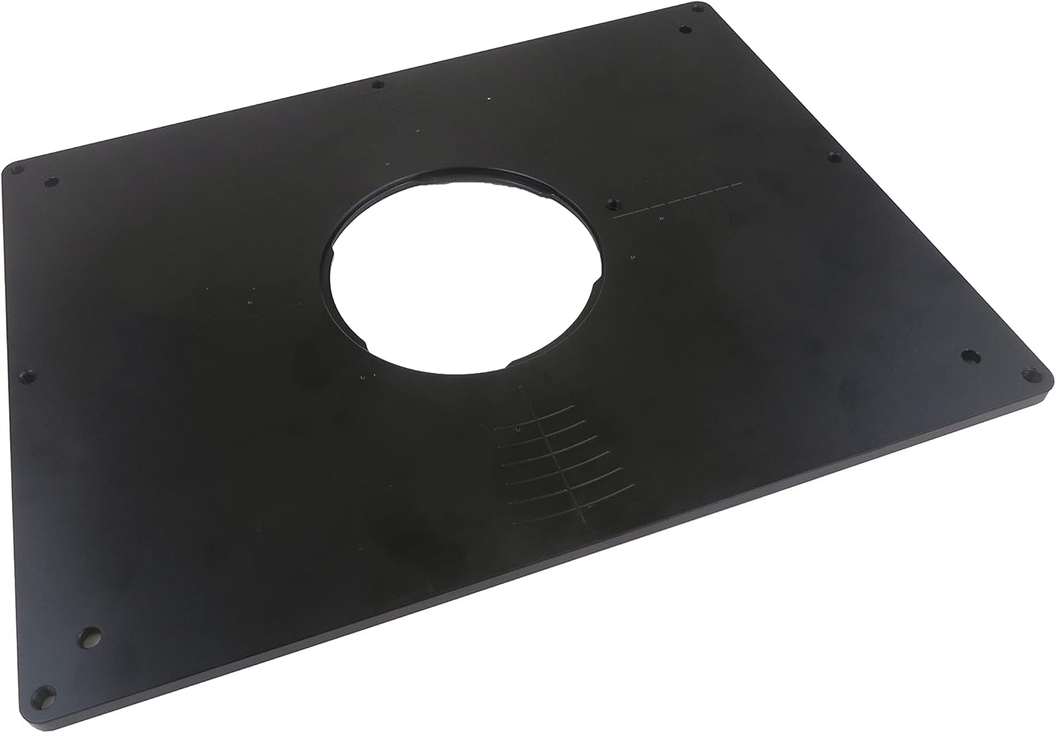 Taytools 388206 Router Table Insert Plate for Router Tables Anodized Aluminum 9" x 12" x 1/4" Thick