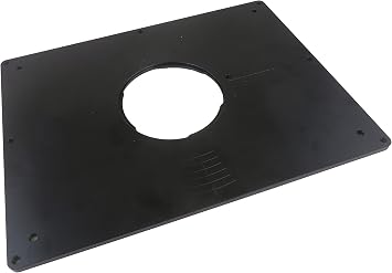 Taytools 388206 Router Table Insert Plate for Router Tables Anodized Aluminum 9 x 12 x 1/4 Thick