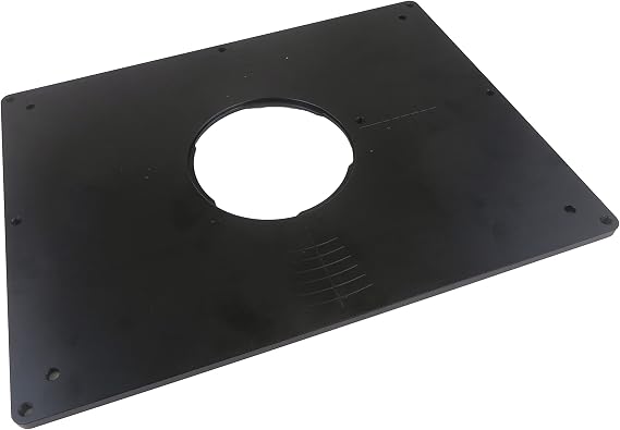 Taytools 388206 Router Table Insert Plate for Router Tables Anodized Aluminum 9 x 12 x 1/4 Thick