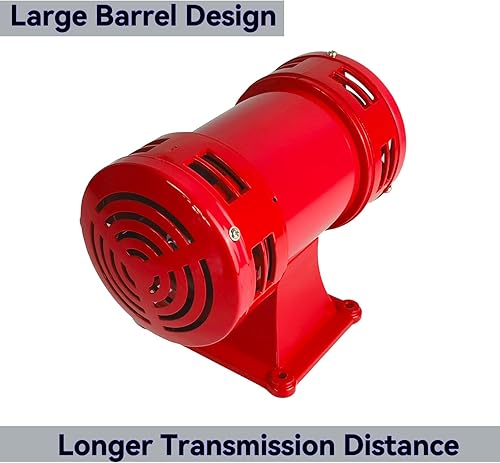 Miniatura 8 de Sirena Raid, alarma de sirena de 110 V, 150 db, 60 Hz, sirena eléctrica de la industria, alarma de sirena súper fuerte para sirena doméstica y
