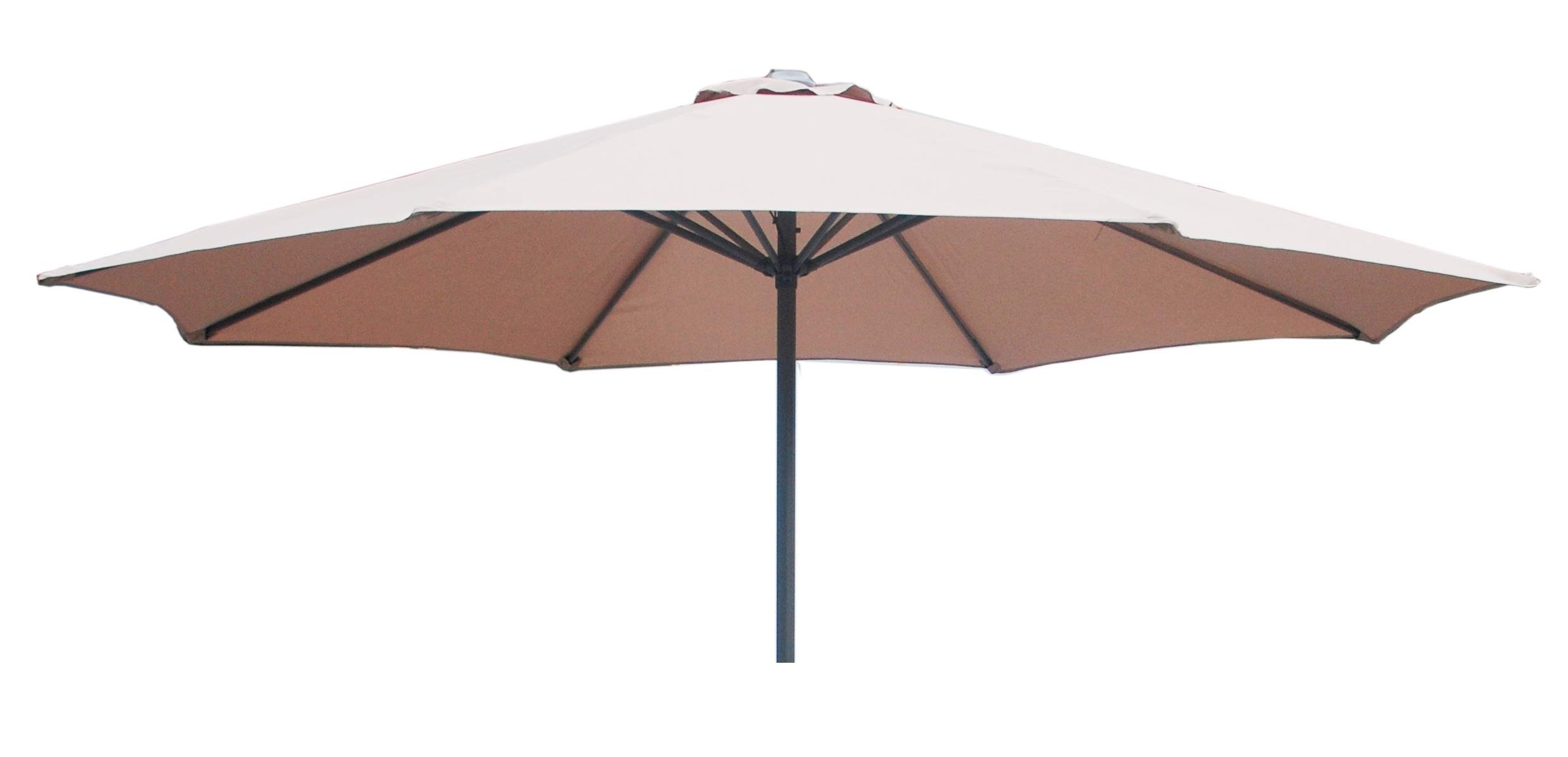 Tfs Natural Linen Replacement Parasol Fabric Canopy For Standard, Cantilever & Balcony Parasols (2.7M 6Arm, )