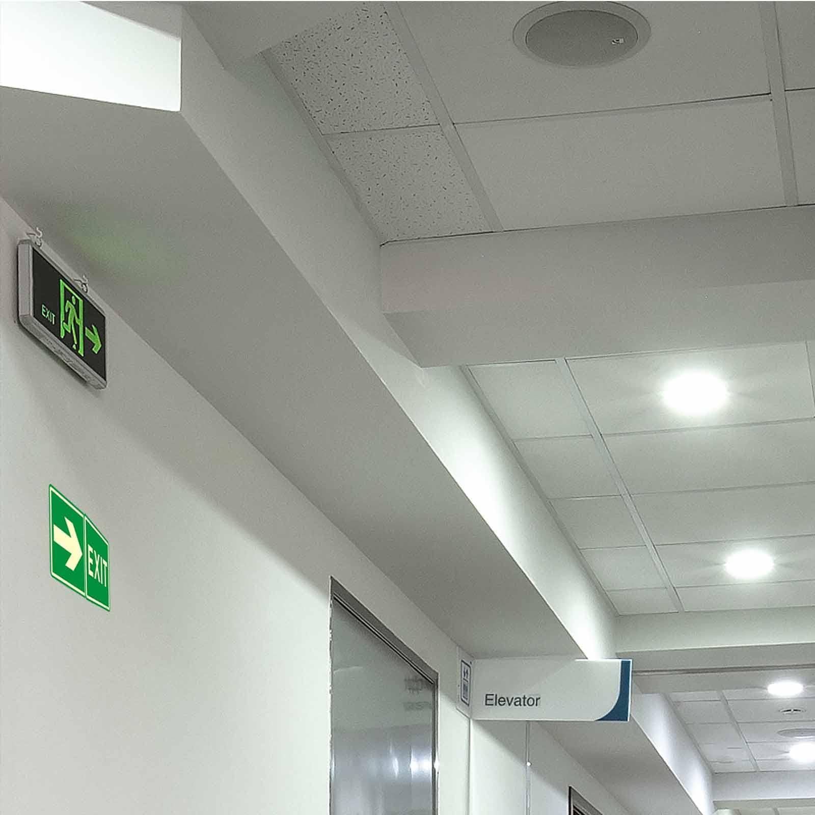 8 sztuk naklejka tylko na zapis awaryjny, podświetlany panel wyjścia awaryjnego, cm 15 x 15 strzałka samoprzylepna, klej fotoluminescencyjny panel wyjścia awaryjnego