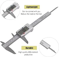 Topyond Digitális Tolómérő 150mm LCD Kijelzővel, Vízálló Porálló Precíziós Mérőeszköz Háztartási és Ipari Használatra 2