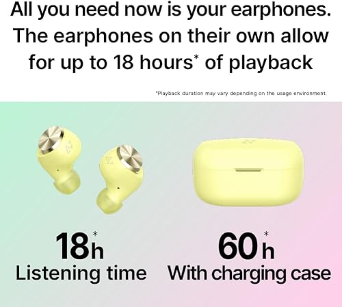 Miniatura 5 de AVIOT TE-D01v - Auriculares con cancelación de ruido, auriculares para bajos, batería de 60 horas de duración, graves profundos, IPX4 impermeable