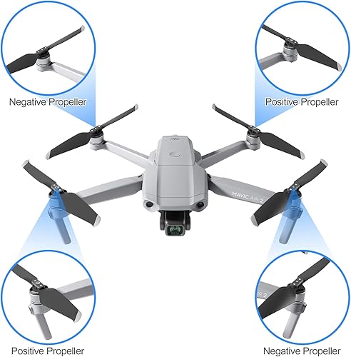 Miniatura 6 de 4 pares de hélices Mavic Air 2Air 2s de repuesto de hélices de bajo ruido de liberación rápida 7328 alas para DJI Mavic Air 2Air 2s Drone Accesorios