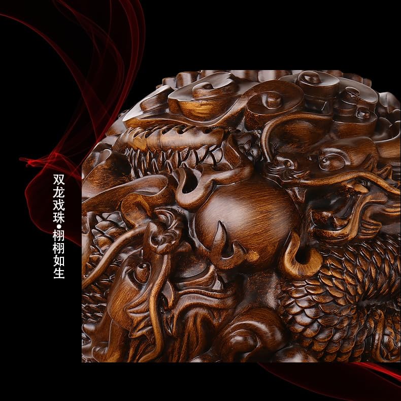 Decoración del hogar 2024 Estatua de dragón de Feng Shui Chino Escultura Figuras Feng Shui Escritorio de Oficina Regalos de Buena Suerte, Mesa de Oficina (ornamentación d
