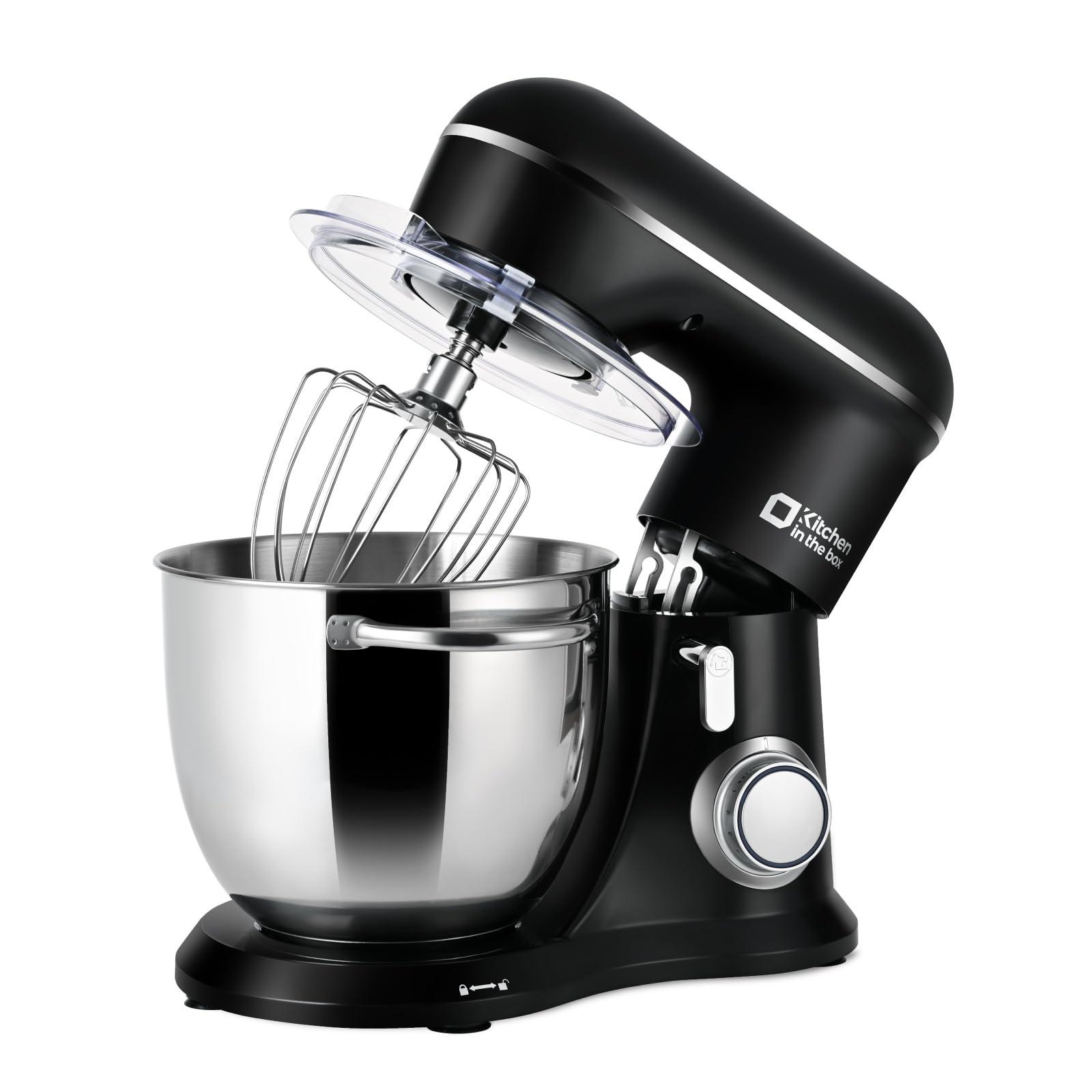 Kitchen in the box Compact Stand Mixer, 5L Food Mixer for Small Kitchens