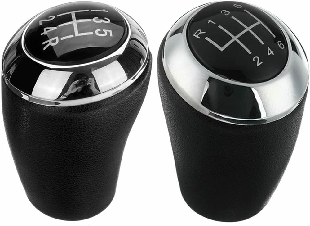 Gznbb 6-Speed Car Manual Gear Shift Knob Boot Cover Gaiter Lever Shifter Handle Stick, For Mazda 6 2007-2017