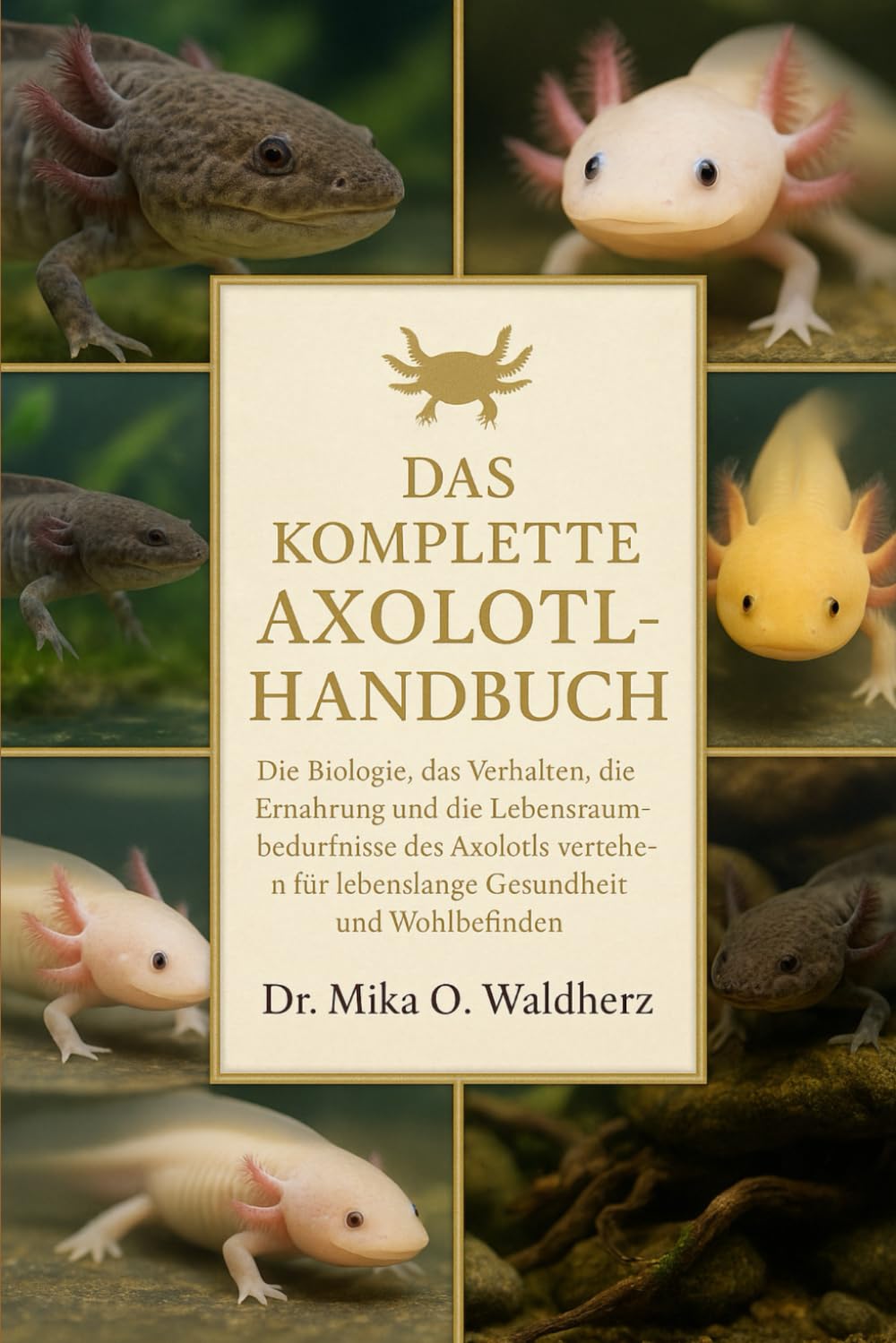 DAS KOMPLETTE AXOLOTL-HANDBUCH: Die Biologie, das Verhalten, die Ernährung und die Lebensraumbedürfnisse des Axolotls verstehen – für lebenslange Gesundheit und Wohlbefinden