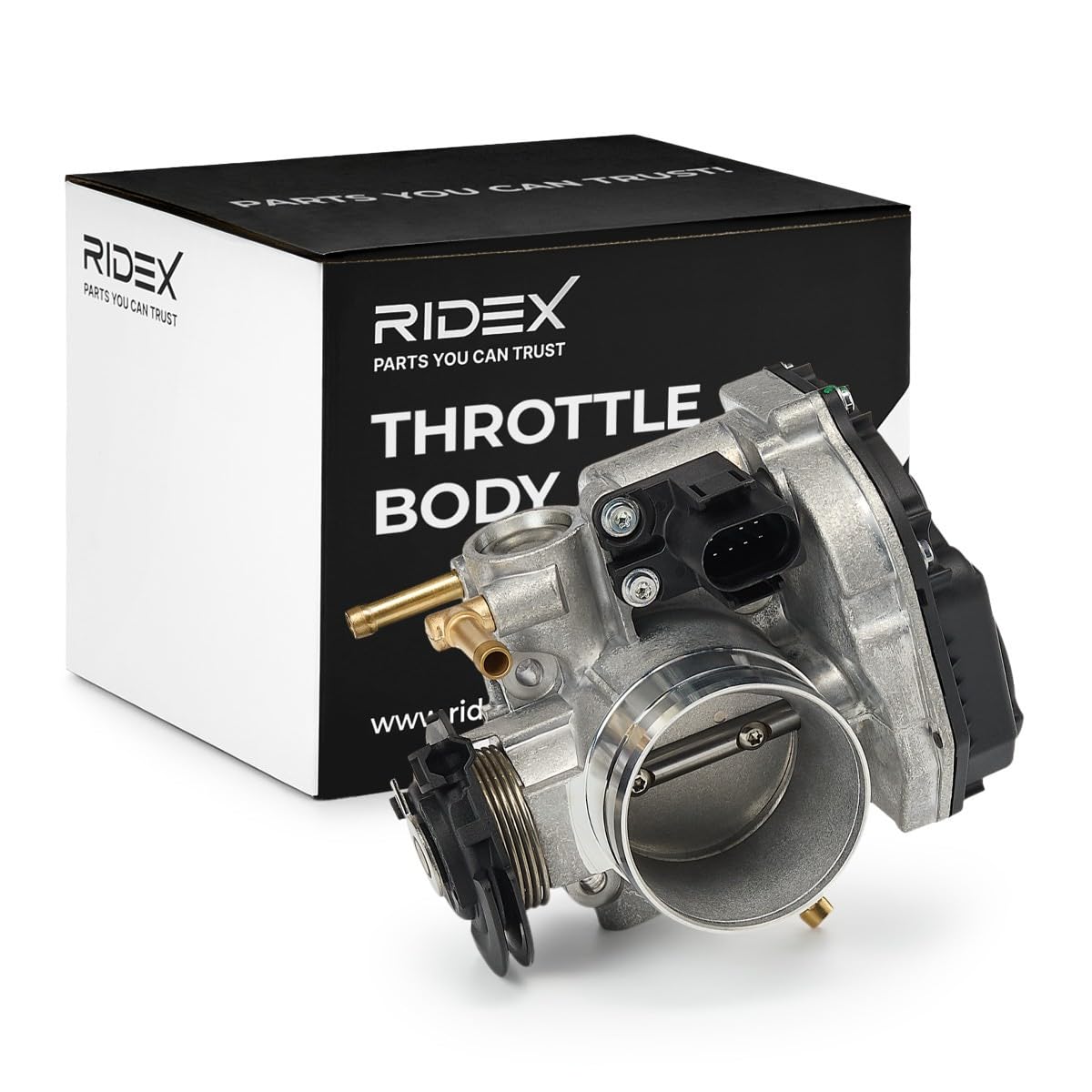 RIDEX Boîtier papillon électrique électronique mécanique 12V, Compatible avec VW Golf 4 3/5 portes 1J1 06A133064J 06A133064K 6A133064K