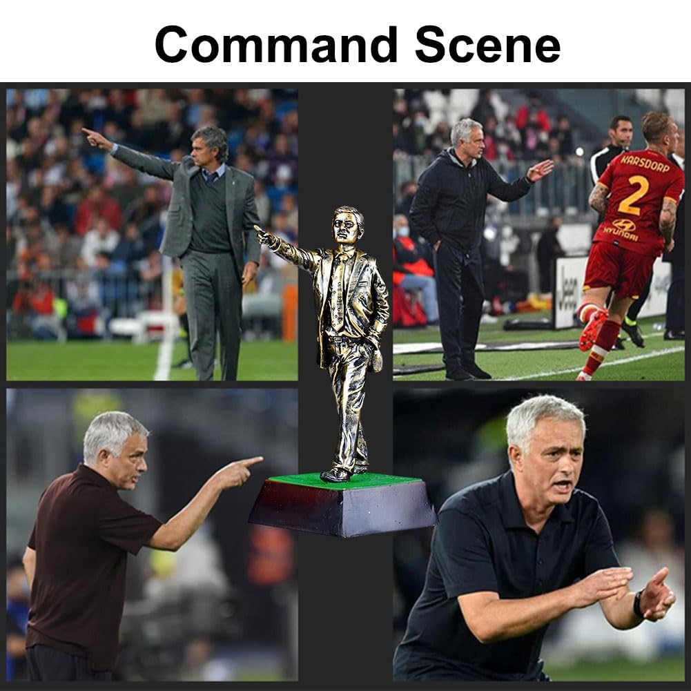 Collezioni di Videogiochi, Trofeo del Comando Maestro Mourinho delle Migliori tattiche di Calcio, Trofeo della Partita Statua in Resina Adatta for Incisione Personalizzata