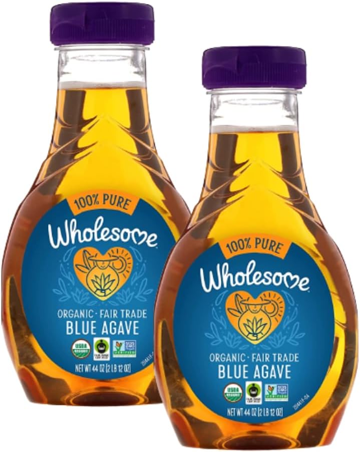 Wholesome FT Organic Blue Agave 44oz, 2-Pack, (We Kit)