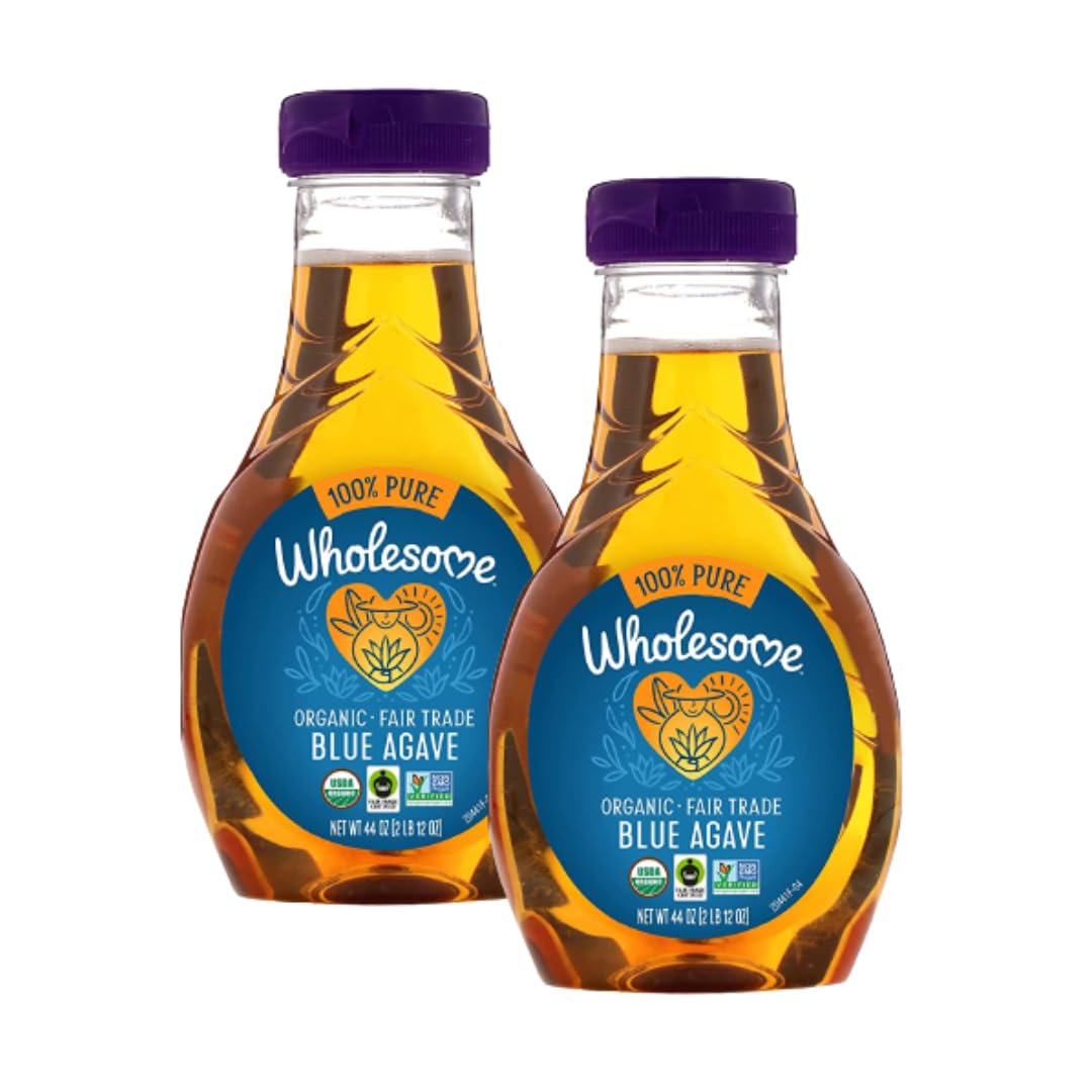Wholesome FT Organic Blue Agave 44oz, 2-Pack, (We Kit)