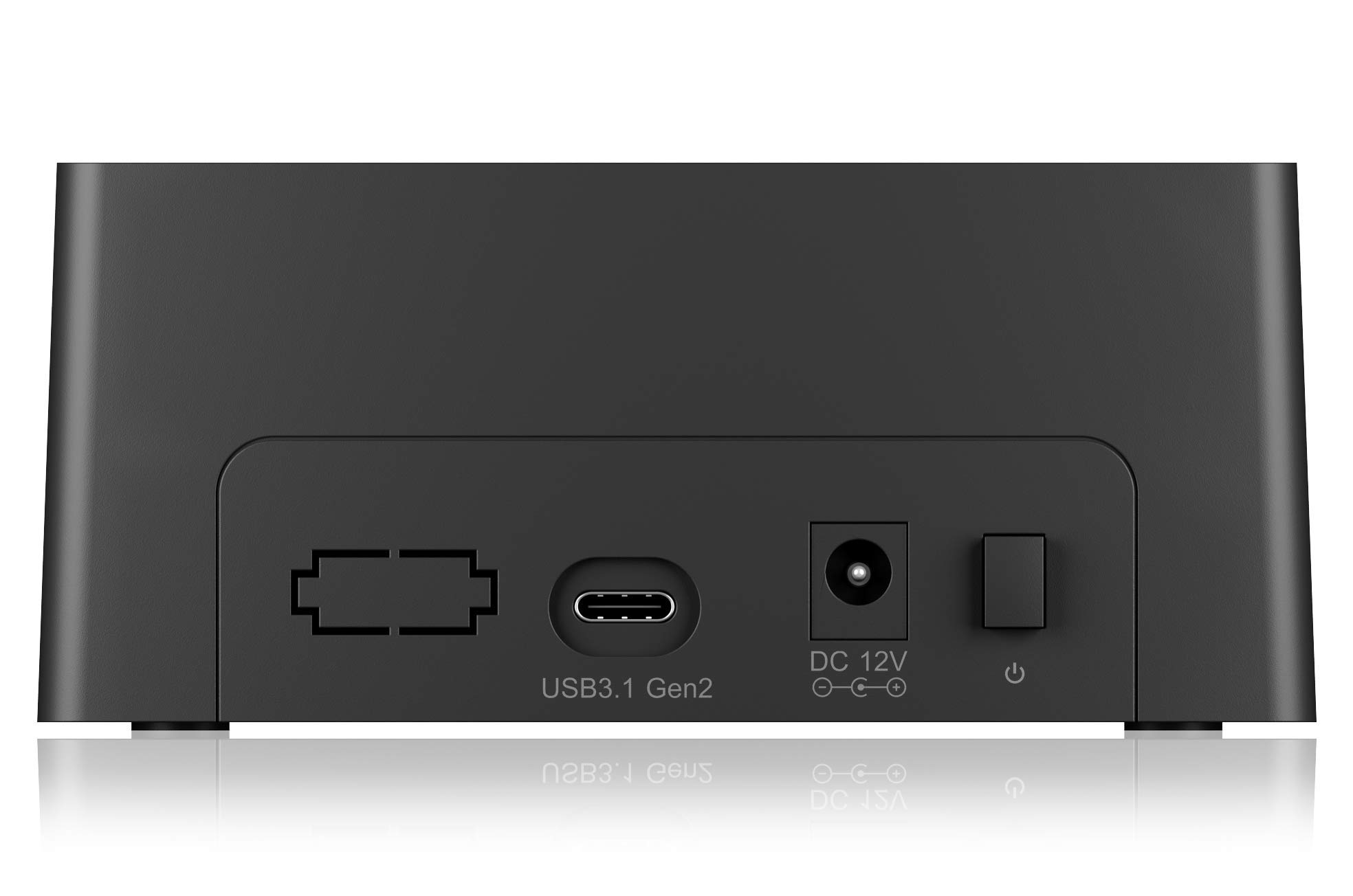ICY BOX Station d'accueil pour disque dur avec USB-C 3.1 Gen 2 (10 Gbit/s), pour disque dur 2,5 pouces et 3,5 pouces et SDD, IB-1121-C31