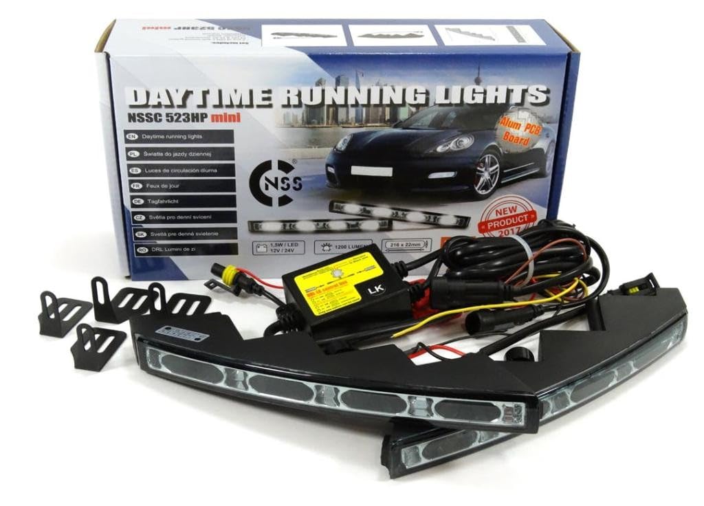 AMiO 01526 Juego Juego de luces circulación diurna estanco