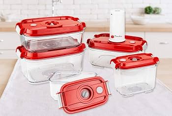 Amazon.co.jp: Pomodoro 真空保存容器＆ジッパーバッグ パーフェクト