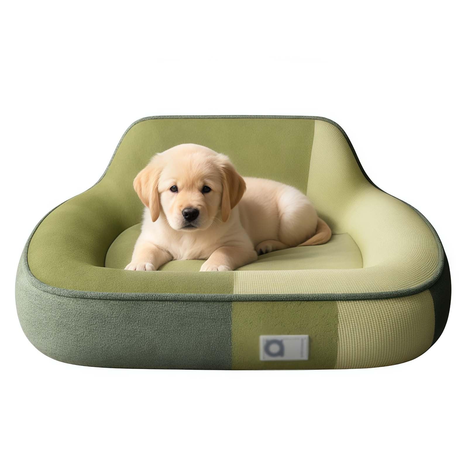 Hundesofa mit erhöhten Seiten, Füllung aus Memory-Schaum, langlebiges und stützendes Design für große Hunde