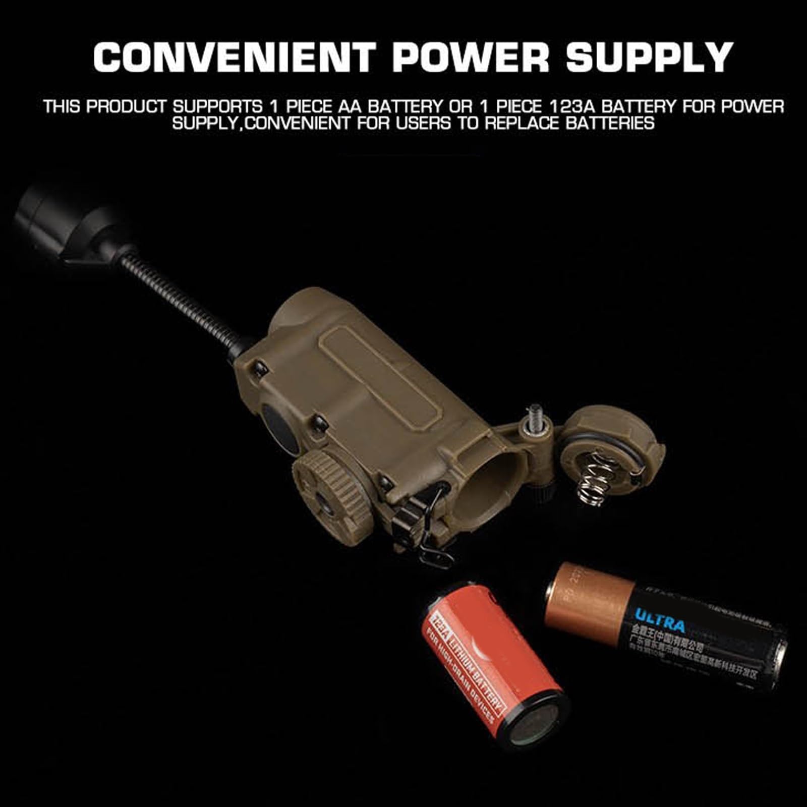 WLXW Outdoor 5-in-1-Airsoft-Helmleuchte Mit Halterung, Inklusive Taktischer ARC-Führungsschienen-Gurtbandclips, for Die Montage des MOLLE-Gurtsystems