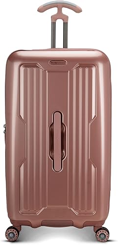 Miniatura 2 de Traveler's Choice Ultimax II Maleta Spinner Mediana de Baúl de 26", Correas de Sujeción, Verde Azulado, Pulgadas Facturadas, Rosa rosado
